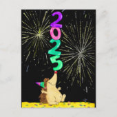 2025年年新月葉書 シーズンポストカード (正面)