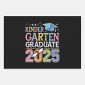 2025年幼稚園の卒業学校 ラッピングペーパーシート (正面)