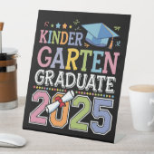 2025年幼稚園の卒業学校 台座サイン (インサイチュ)
