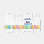 2025年幼稚園卒業カスタムパーティー フェイバーボックス (折り畳みなし)