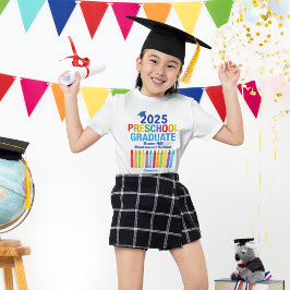2025年幼稚園大学院かわいいカスタムスクールの子ども Tシャツ