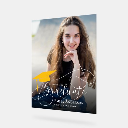 2025年度かわいい写真研究発表クラス アクリルサイン (傾斜)