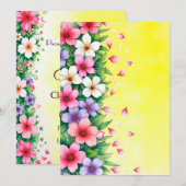 2025年度の卒業生 招待状 (正面/裏面)