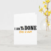 2025年度の高校卒業お疲れさま！冗談交じりの卒業メッセージ カード (黄色い花)