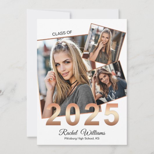 2025年度クラスパーティー発表 案内状 (正面)