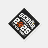 2025年度チアリーダー応援シニア卒業クラス スタンダードカクテルナプキン (角)