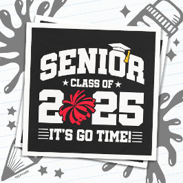 2025年度チアリーダー応援シニア卒業クラス スタンダードカクテルナプキン