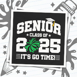 2025年度チアリーダー応援シニア卒業クラス スタンダードカクテルナプキン