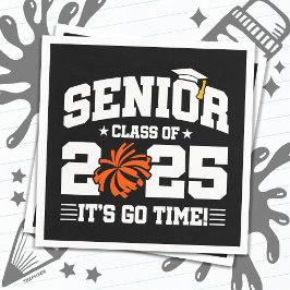 2025年度チアリーダー応援シニア卒業クラス スタンダードカクテルナプキン