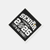 2025年度チアリーダー応援シニア卒業クラス スタンダードカクテルナプキン (角)