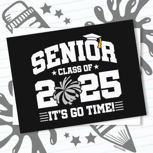 2025年度チアリーダー応援シニア卒業クラス ポストカード