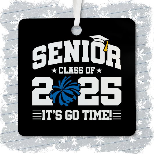 2025年度チアリーダー応援シニア卒業クラス メタルオーナメント