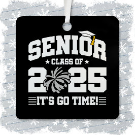 2025年度チアリーダー応援シニア卒業クラス メタルオーナメント