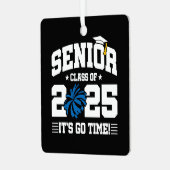 2025年度チアリーダー応援シニア卒業クラス メタルオーナメント (正面左)