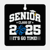 2025年度チアリーダー応援シニア卒業クラス メタルオーナメント (裏面)