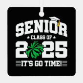 2025年度チアリーダー応援シニア卒業クラス メタルオーナメント (裏面)