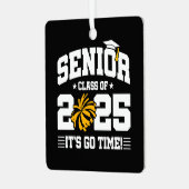 2025年度チアリーダー応援シニア卒業クラス メタルオーナメント (正面左)