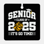 2025年度チアリーダー応援シニア卒業クラス メタルオーナメント (裏面)