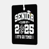 2025年度チアリーダー応援シニア卒業クラス メタルオーナメント (正面左)