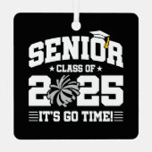 2025年度チアリーダー応援シニア卒業クラス メタルオーナメント (裏面)