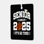 2025年度チアリーダー応援シニア卒業クラス メタルオーナメント (正面左)