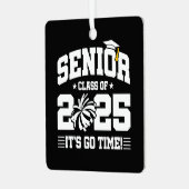 2025年度チアリーダー応援シニア卒業クラス メタルオーナメント (正面左)