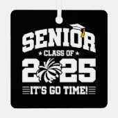 2025年度チアリーダー応援シニア卒業クラス メタルオーナメント (裏面)