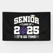 2025年度チアリーダー応援シニア卒業クラス 横断幕 (横)