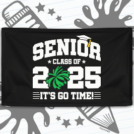 2025年度チアリーダー応援シニア卒業クラス 横断幕