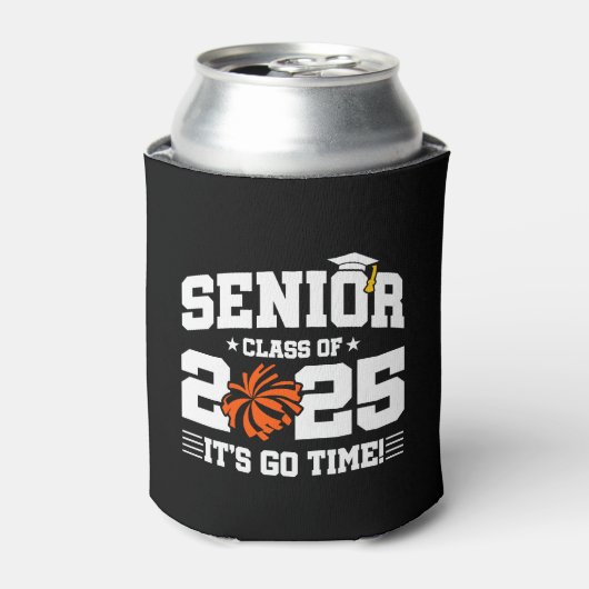 2025年度チアリーダー応援シニア卒業クラス 缶クーラー (缶正面)