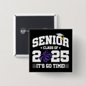 2025年度チアリーダー応援シニア卒業クラス 缶バッジ (正面&裏面)