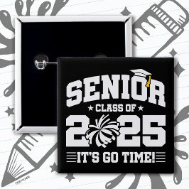 2025年度チアリーダー応援シニア卒業クラス 缶バッジ