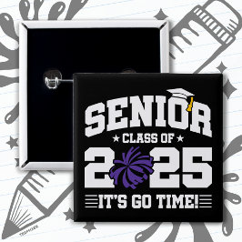 2025年度チアリーダー応援シニア卒業クラス 缶バッジ