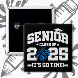 2025年度チアリーダー応援シニア卒業クラス 缶バッジ