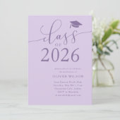 2025年度パープル卒業パーティー 招待状 (スタンド正面)