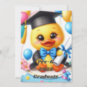 2025年度プレキンダー卒業スタイル2 招待状 (正面)