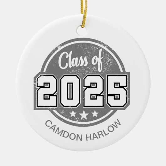 2025年度ヴィンテージ研究科名 セラミックオーナメント (正面)