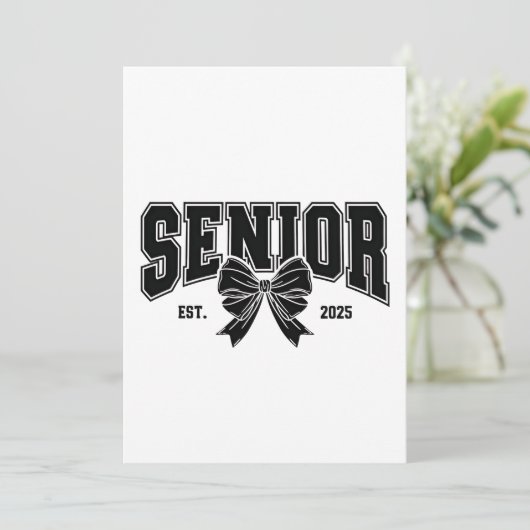 2025年度上級卒業生 ヴィンテージスタイル 招待状 (スタンド正面)