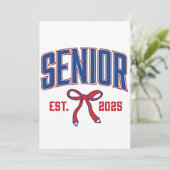 2025年度上級生コケッティ 2025年卒業クラス ピンクのリボン 招待状 (スタンド正面)