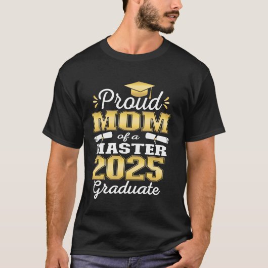 2025年度修了式 クラス委員長 卒業おめでとう 母 Tシャツ (正面)