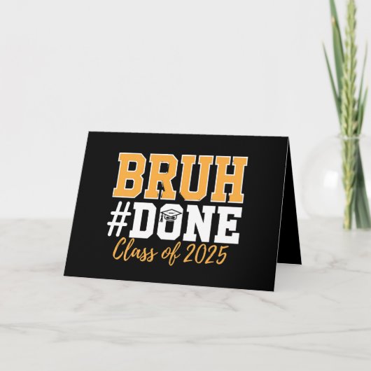 2025年度卒業おめでとう、卒業生の頂点 サンキューカード (正面)