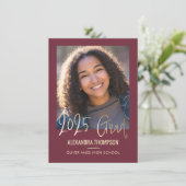 2025年度卒業のお知らせ招待状 招待状 (スタンド正面)