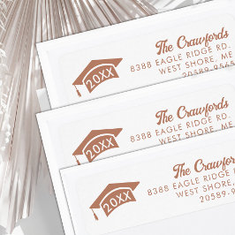 2025年度卒業キャップ差出人住所 ラベル