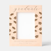 2025年度卒業キャップ レーザー彫刻フレーム (正面)