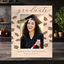 2025年度卒業キャップ レーザー彫刻フレーム