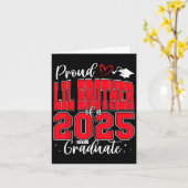 2025年度卒業クラスの自慢の弟 カード (黄色い花)