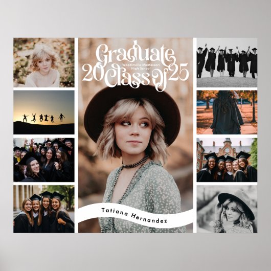 2025年度卒業クラス9フォトコラージュ ポスター (正面)
