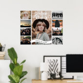 2025年度卒業クラス9フォトコラージュ ポスター (ホームオフィス)