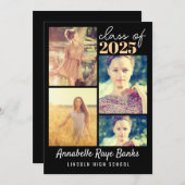 2025年度卒業クラス プリント可能 招待状 (正面/裏面)