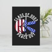 2025年度卒業クラス 卒業おめでとう 平和のシンボル 招待状 (スタンド正面)